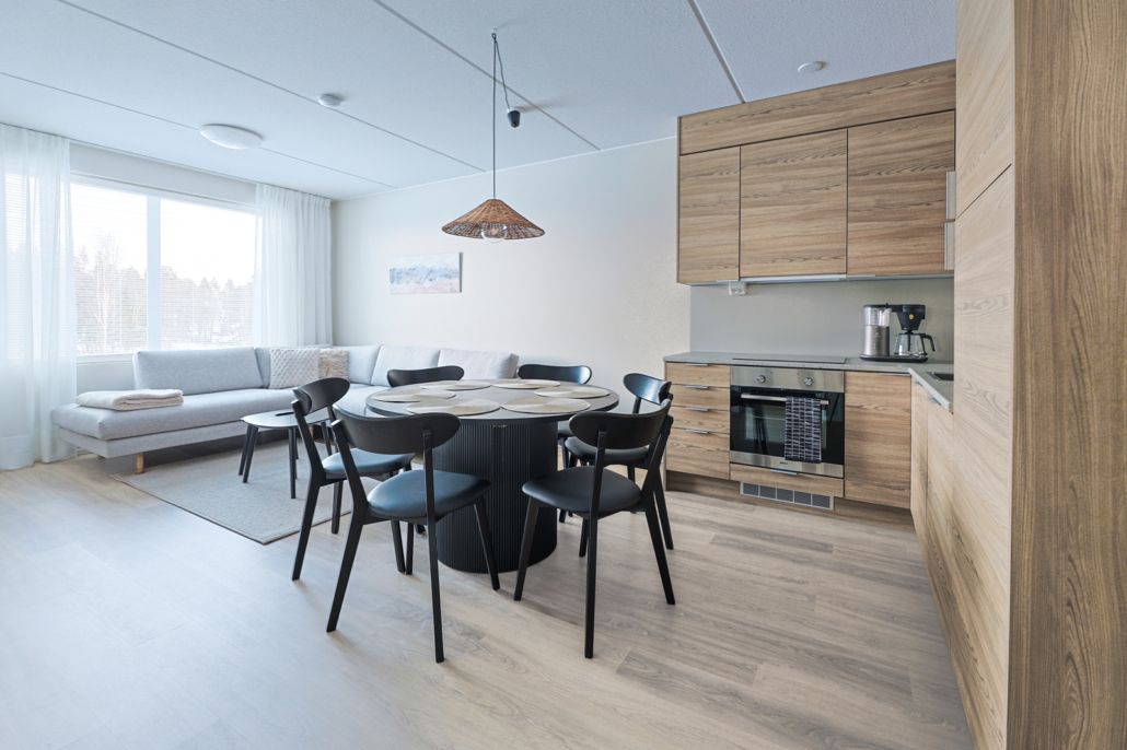 Lomahuoneisto, 67m2, Tupakeittiö + 3mh + saunaos. + wc, Postintie 3 as.205 , 99130 Kittilä, Levi