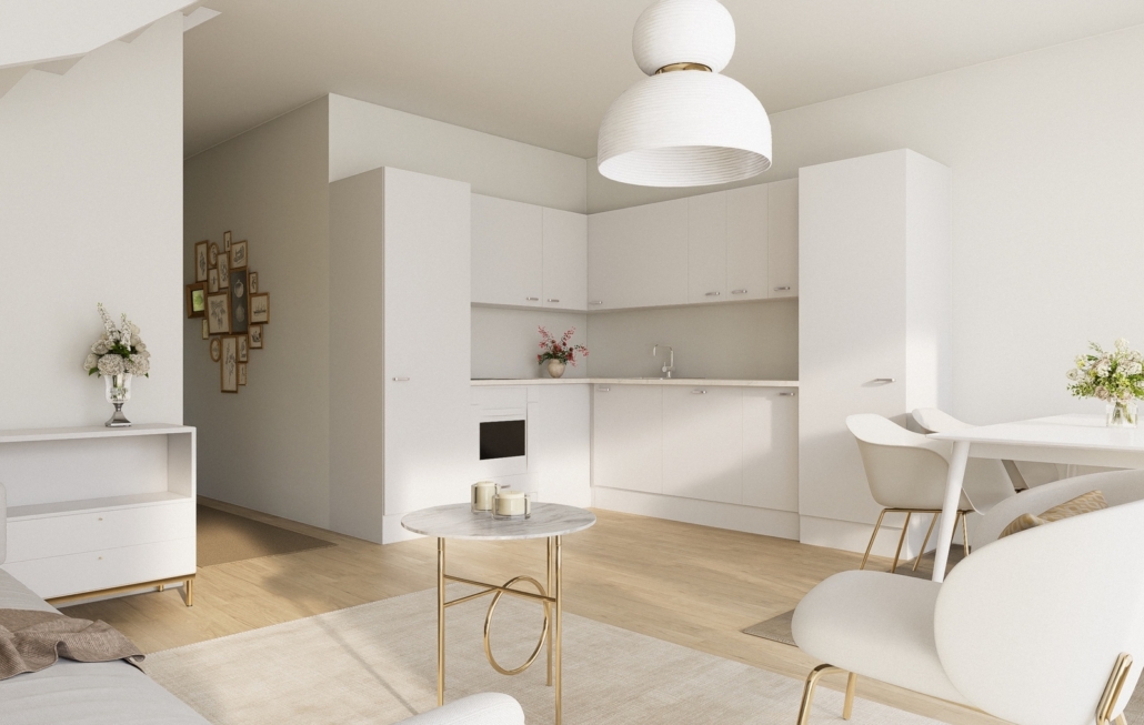 Rivitalo, 72.5m2, 3h+kt+s, Kirjurintie 6 A 2 , 90670 Oulu, Hiukkavaara